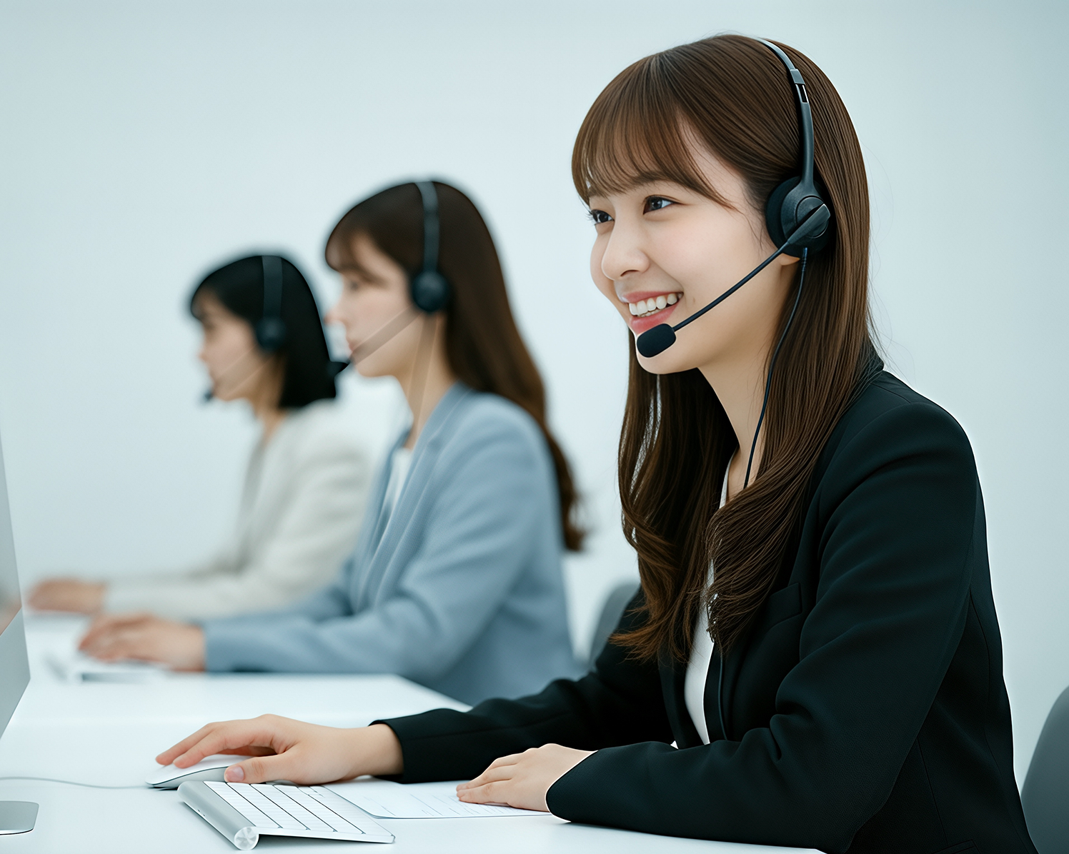 カスタマーサポートでのAI活用イメージ